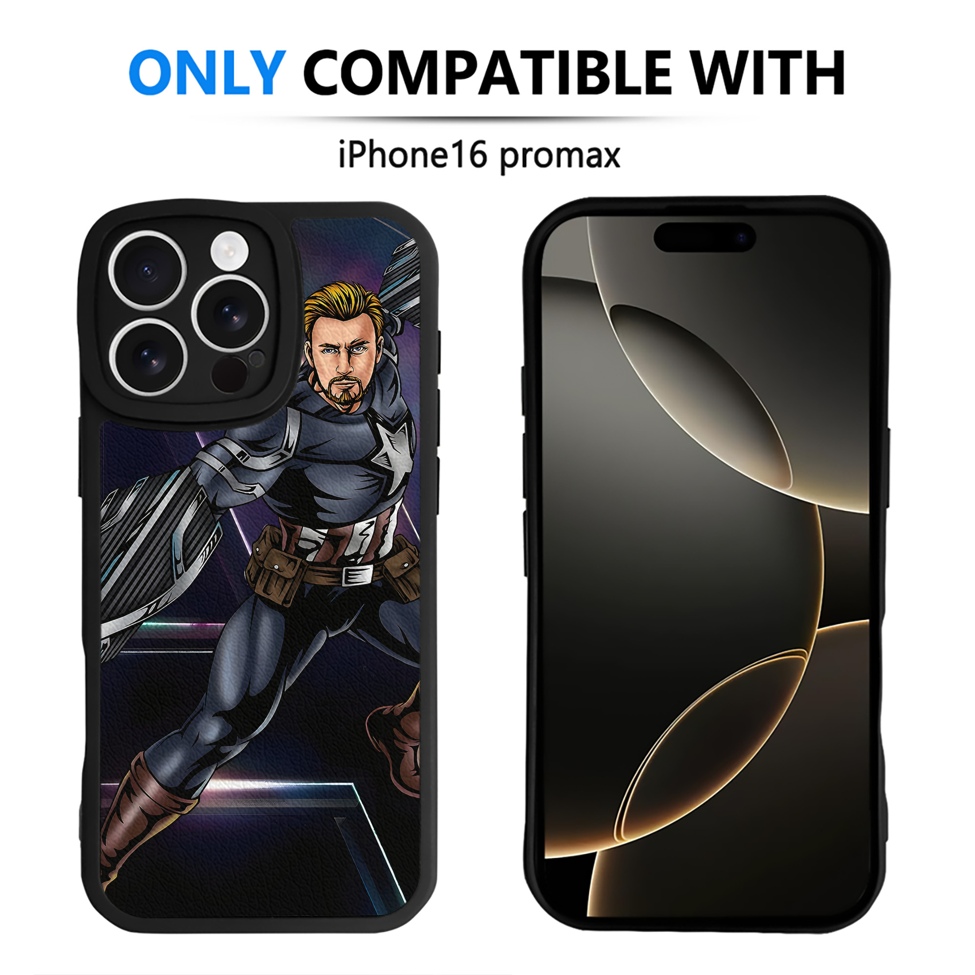 （画像用） アベンジャーズ The Avengers 【iPhone 16シリーズ対応】シリコンスマホケース（レザー調） 材質：シリコン
